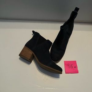 Bobs blue suede bootie